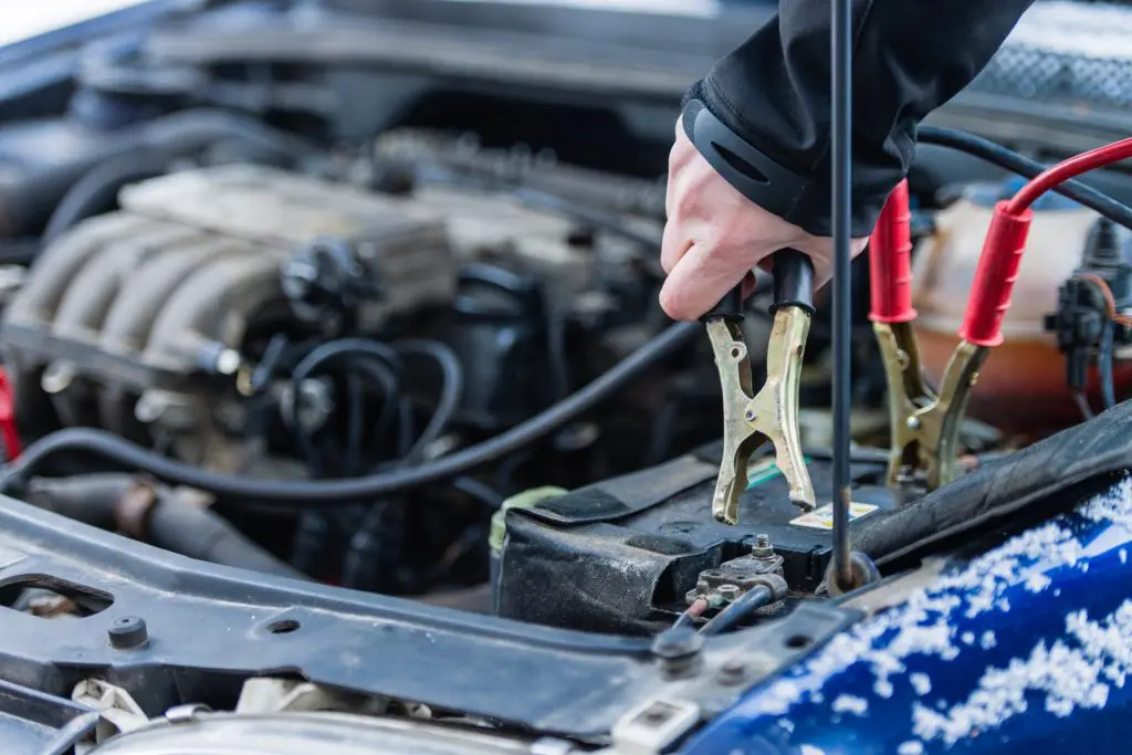 Jumping car battery that has been sitting too long in winter