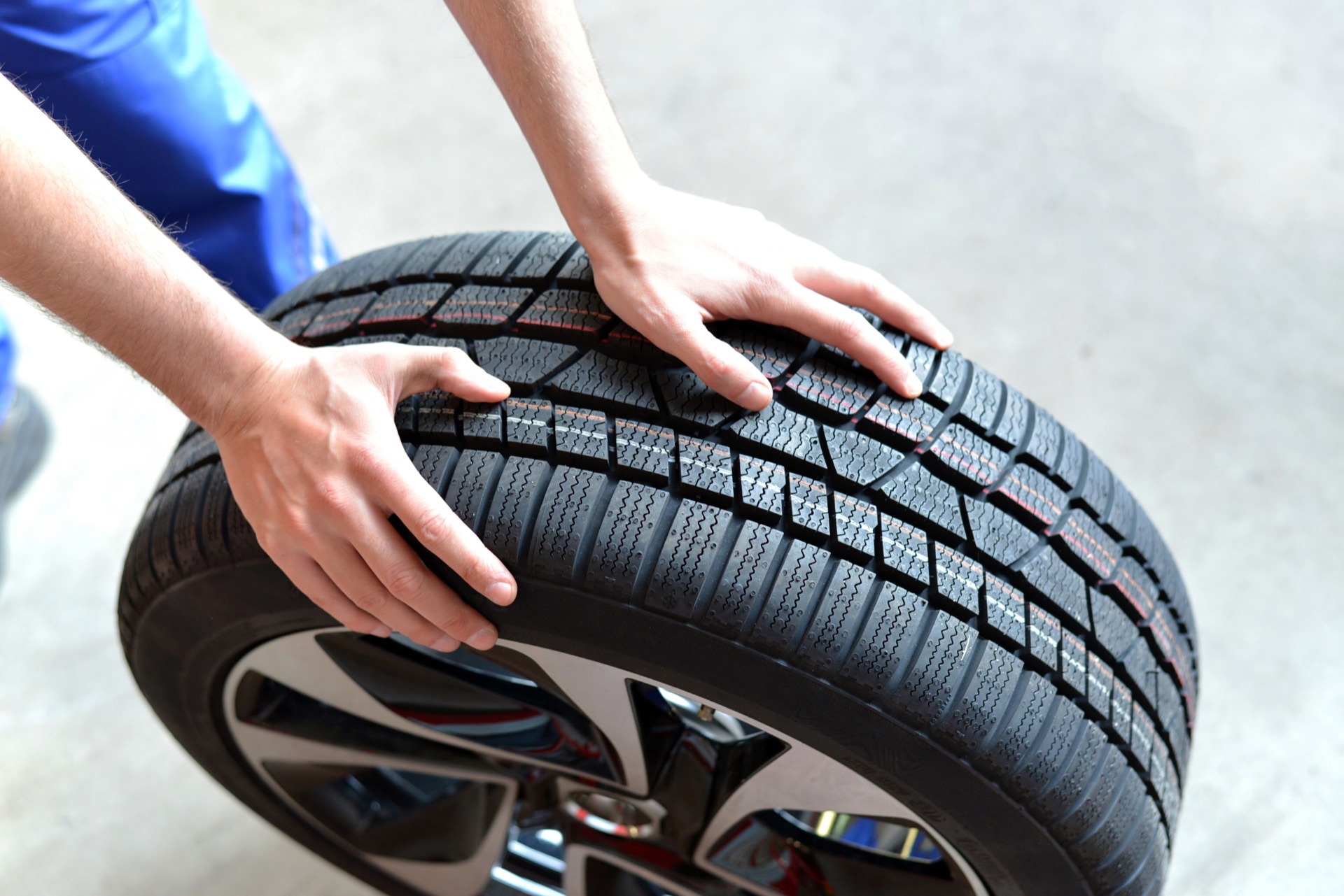 Looking at tread to see if tires are directional