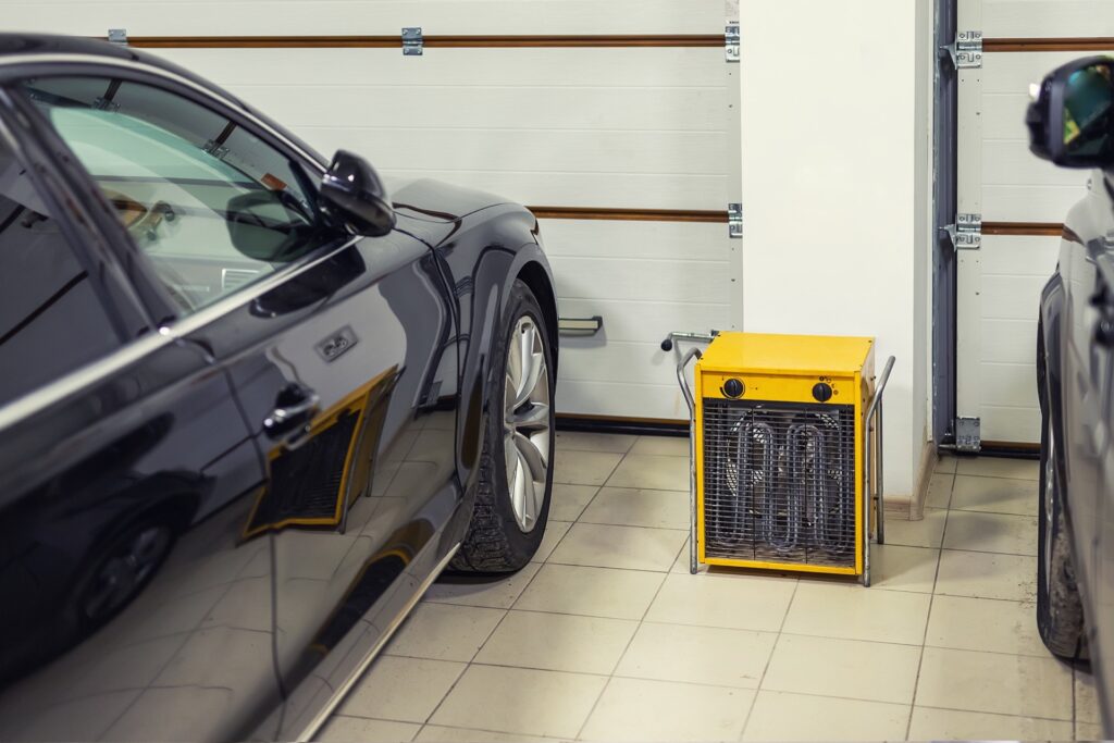 Cars in warm garage to help improve winter fuel economy